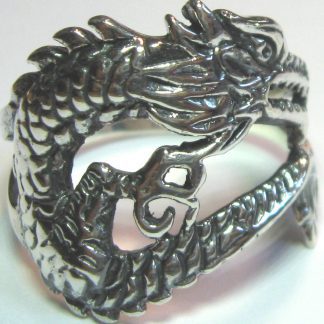 Ezüst sárkány gyűrű