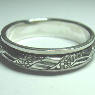 Forgó ezüst gyűrű