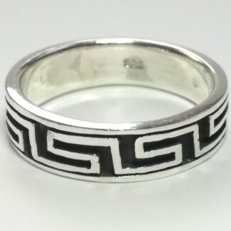 Görög mintás ezüst gyűrű
